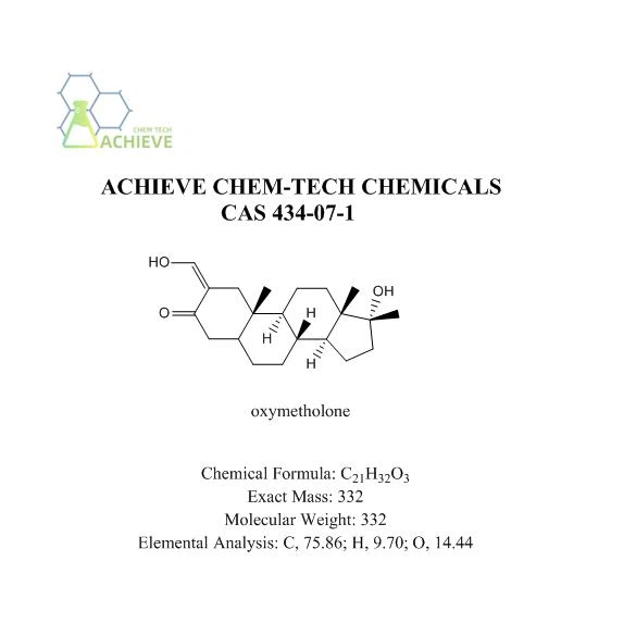 Oksümetolooni pulber CAS 434-07-1