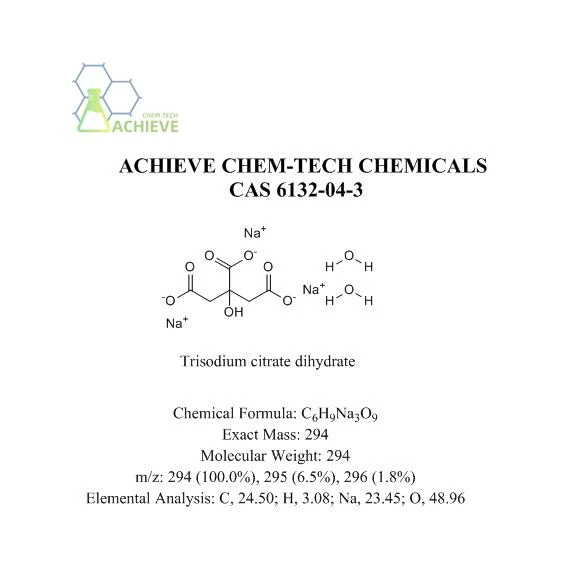 Puhas trinaatriumtsitraatdihüdraat CAS 6132-04-3