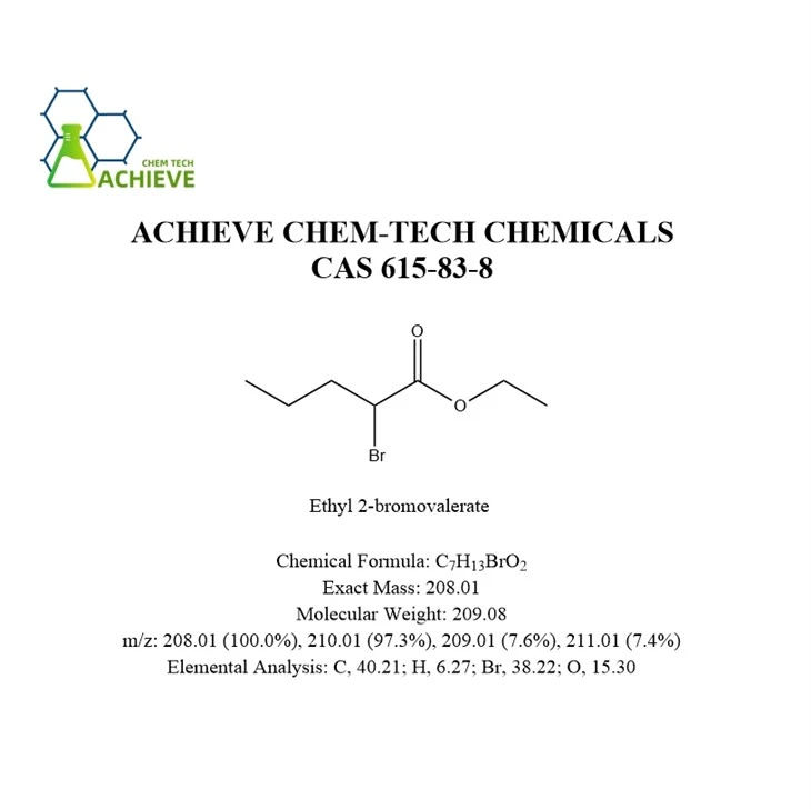 Etüül-2-bromovaleraat CAS 615-83-8